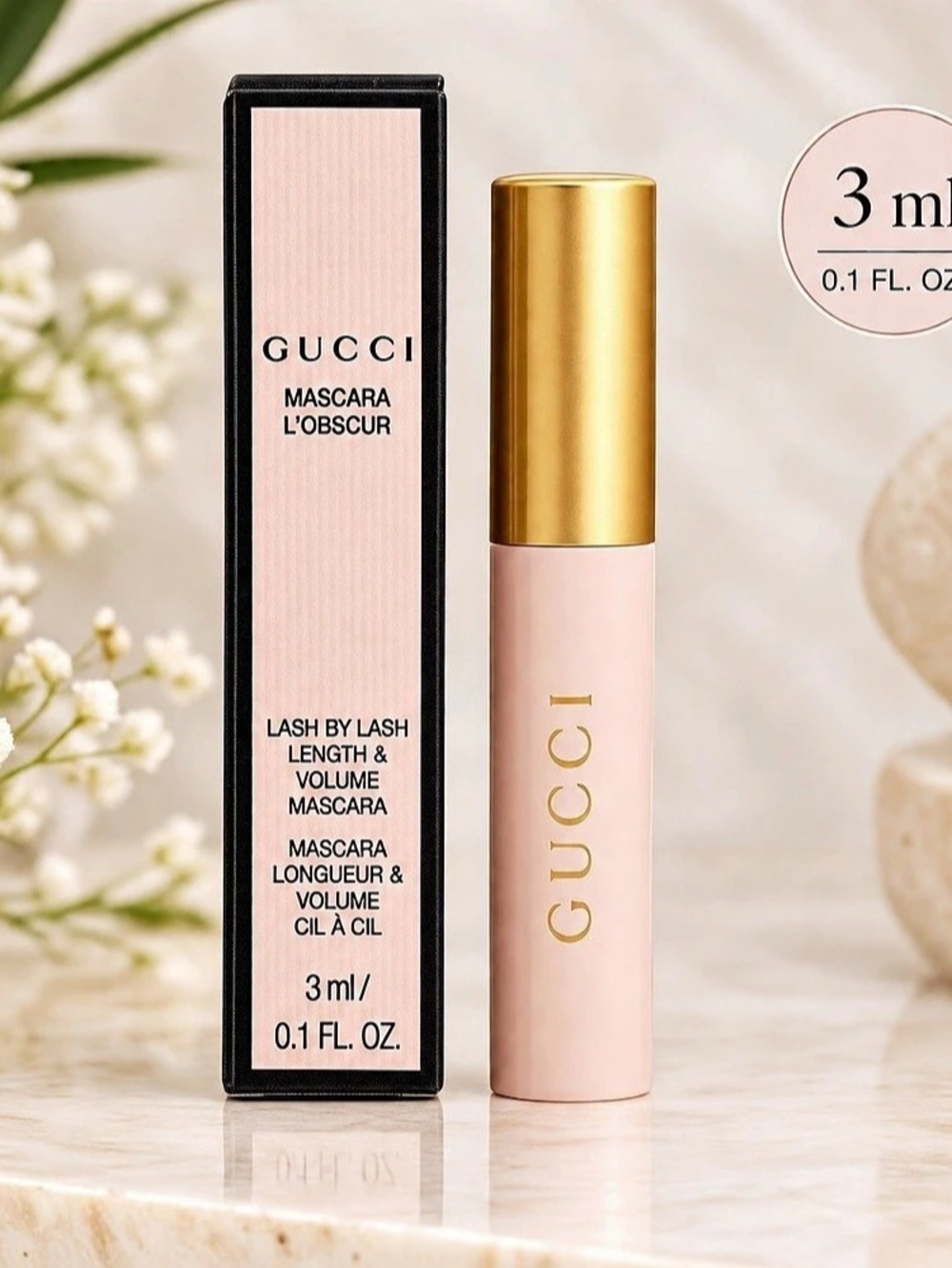 Gucci Lash by Lash Length & Volume Mascara 3 ml NWT